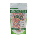 Purize - Xtra Slim 6mm Bag of 250 - Activated Charcoal Filters - Various Colours