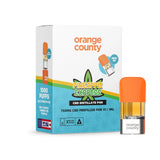 Orange County - Broad Spectrum CBD Replacement Pods -  750mg CBD - 700 Puffs