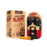 RAW 5" Glass Cone - Hand Pipe with Collectable Josh Tin