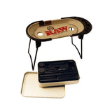 RAW Classic - Prep Deck - Rolling Tray Station with Fold-Out Legs