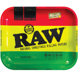 RAW - Rasta - Large Metal Rolling Tray