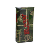 RAW - Kingsize Camo Stash Tin With Pre Rolled Roach Tips x 100