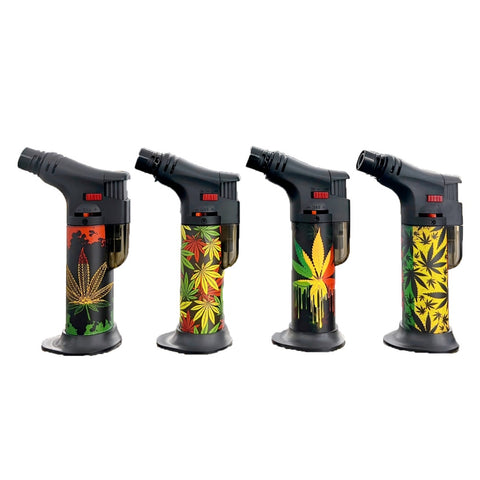 Rasta Leaf - Turbo Blow Torch Lighter