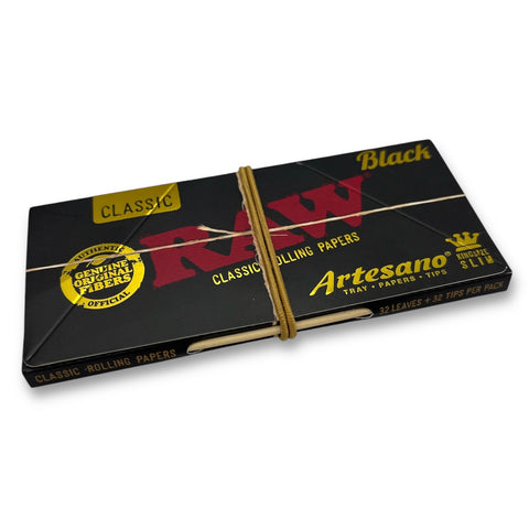 RAW Black - Artesano Rolling Papers & Tips