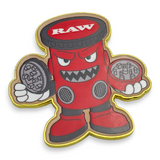 RAW - Mini Assorted Magnetic Pin Badges Set 2 - Mixed Pack of 4
