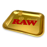 RAW Ethereal Ultimate Gold - Large Rolling Tray Gift Set