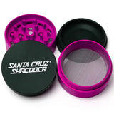 Santa Cruz Shredder - Split Series - Matte Aluminium Grinder 4pc Medium