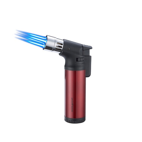 Silver Match - 4 Jet Flame - Blow Torch Lighter