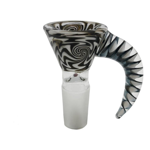 Chongz - Talon - 14mm Glass Drop In Bowl with Curved Handle