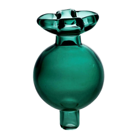 Glass Carb Cap - Sphere - Teal