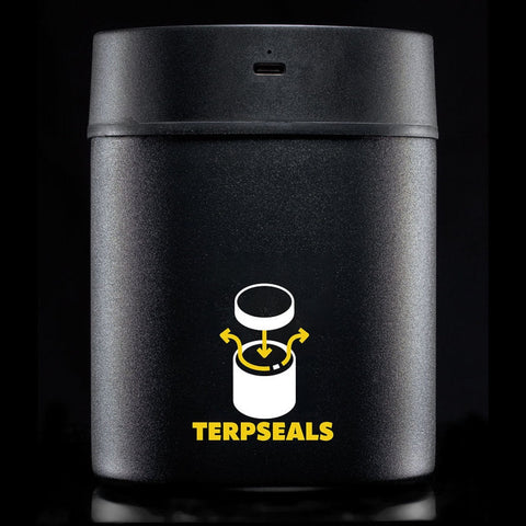 Terpseals INOX - Smart Vacuum - Sealed Glass Storage Jars - 500ml