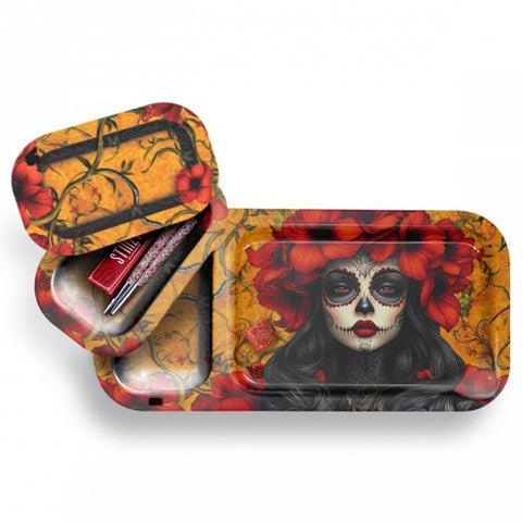 V Syndicate - Duo Rolling Tray & Ashtray - Calavera