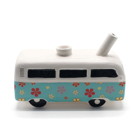 V Dub Camper - Hippy Bus - Ceramic Pipe Bong