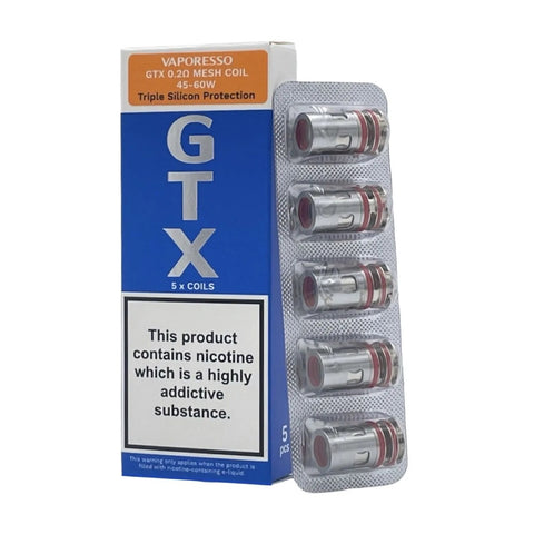 Vaporesso - GTX Coils - 0.2 Ω Mesh - Pack of 5