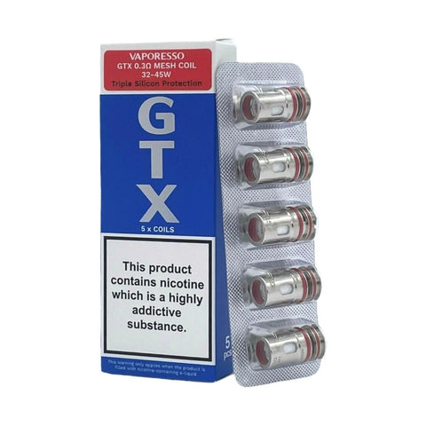 Vaporesso - GTX Coils - 0.3 Ω Mesh - Pack of 5
