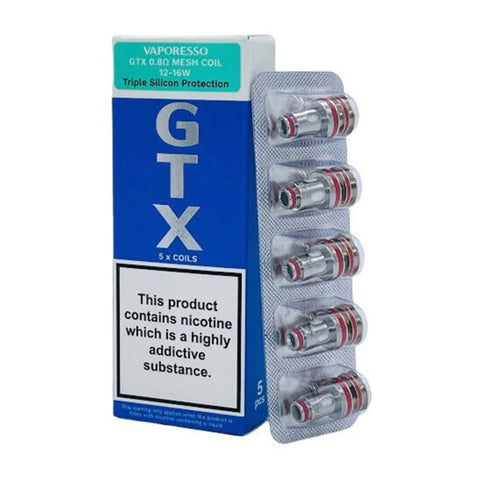 Vaporesso - GTX Coils - 0.8 Ω Mesh - Pack of 5