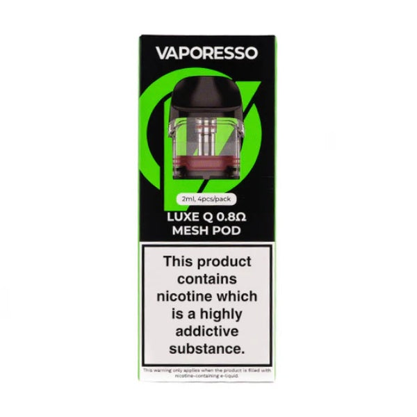 vaporesso luxe q replacement pods Vaporesso - Luxe Q Replacement Pods - 0.8 Ohm Mesh