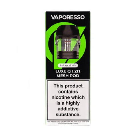 Vaporesso - Luxe Q Replacement Pods - 1.2 Ohm Mesh - Pack of 4