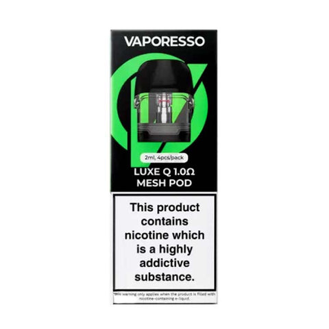 Vaporesso - Luxe Q Replacement Pods - 1.0 Ohm Mesh - Pack of 4