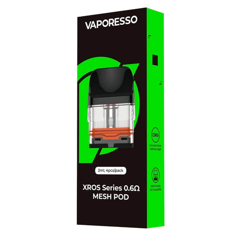 Vaporesso - XROS Series Replacement Pod 2ml - 0.6 Ohm Mesh - Pack of 4