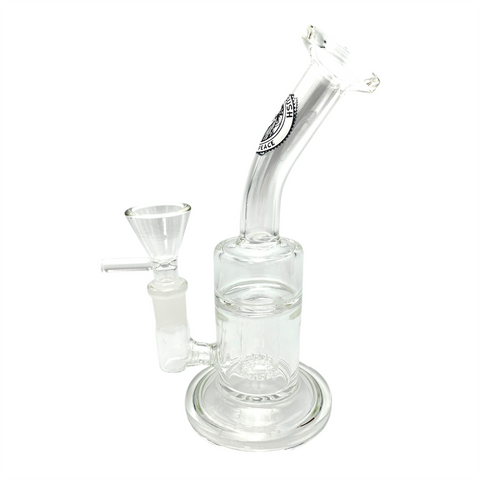 Basil Bush - 17cm Glass Percolator - Water Pipe Bong
