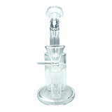 Basil Bush - 17cm Glass Percolator - Water Pipe Bong