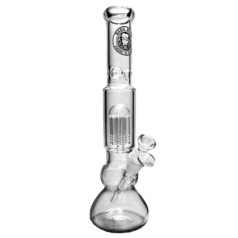 Basil Bush - 32cm Heavy Duty Percolator - Glass Bong