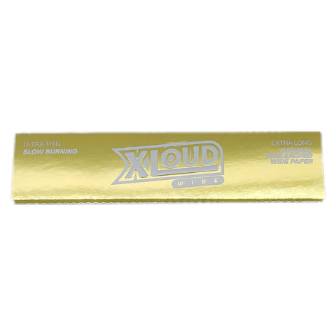 XLOUD -  Extra Long 130mm 'WIDE' XL -  Natural Unbleached Rolling Papers