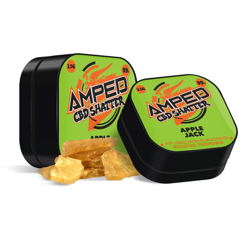 Amped CBD - 1g Terpene Infused 99% CBD Shatter