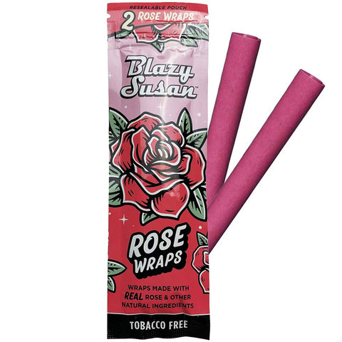 Blazy Susan - Rose Blunt Wraps - Twin Pack