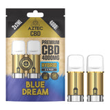 Aztec CBD 2 x Spare Vape Pods - 2 x 2000mg CBD