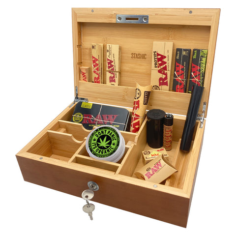 RAW x Stashic - Deluxe Rolling Box - Gift Set