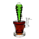 Cactus Flower - Glass Percolator - 21cm Bong