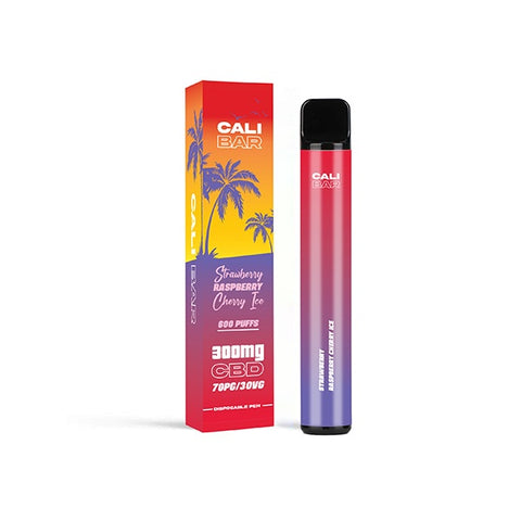 Cali Bar 300mg CBD Disposable - Various Flavours - 600 Puffs