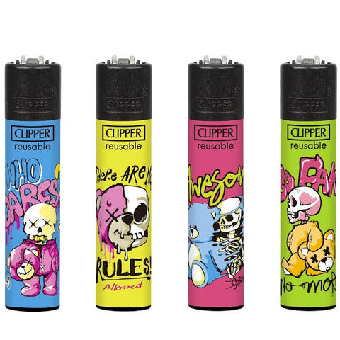 Clipper Lighters - Bear Skulls
