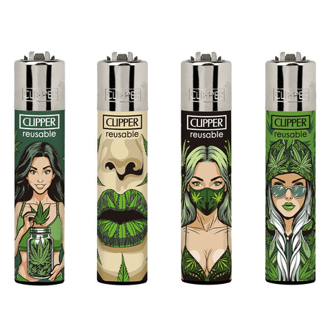 Clipper Lighters - Hot Weed
