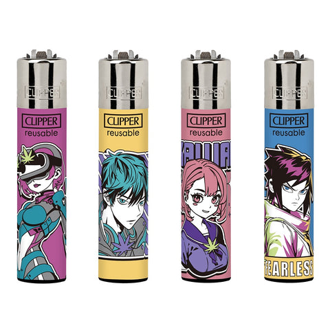 Clipper Lighters - Kawaii Weed