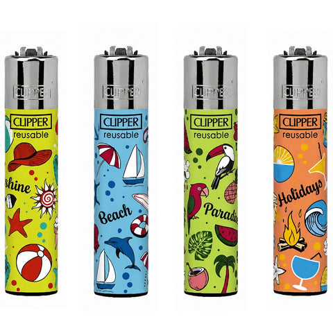 Clipper Lighters - Summer Pattern