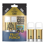 Aztec CBD 2 x Spare Vape Pods - 2 x 2000mg CBD