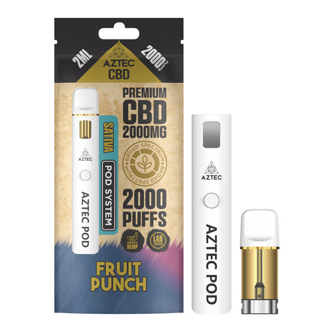 Aztec CBD Pre-Filled Pod Vape - 2000mg CBD - 2000 Puffs The JuicyJoint Aztec CBD Pre-Filled Pod Vape - 2000mg CBD - 2000 Puffs The JuicyJoint