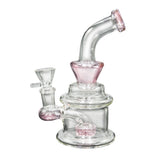 Glass Mini Percolator - 16cm Dab Adaptable Bong - GWP303