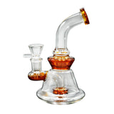 Glass Mini Percolator - 15cm Dab Adaptable Bong - GWP302