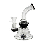 Glass Mini Percolator - 15cm Dab Adaptable Bong - GWP302