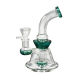 Glass Mini Percolator - 15cm Dab Adaptable Bong - GWP302