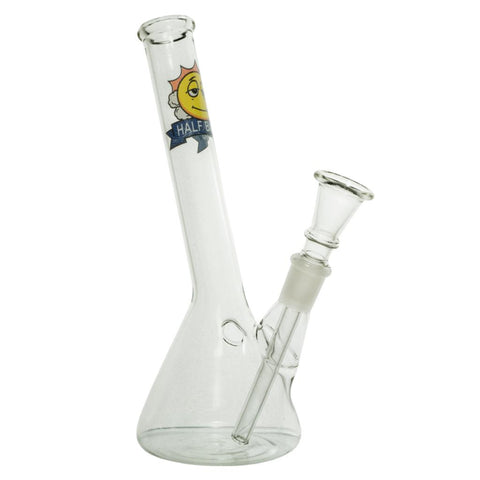 Half Baked Whinger - 20cm Glass Waterpipe Bong  - GB47