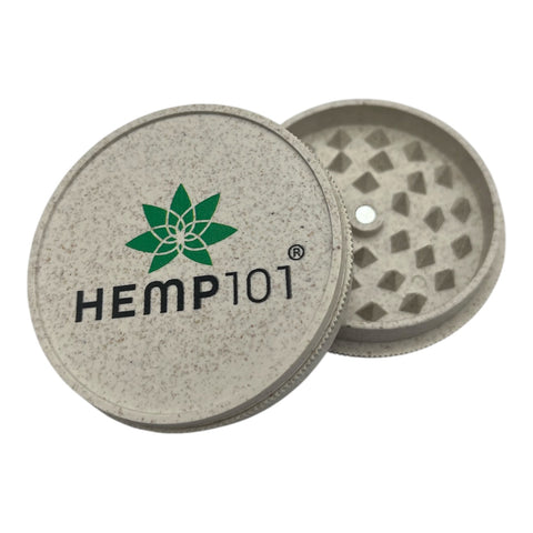Hemp 101 - Biogradable Hemp Grinder with Stash Compartment