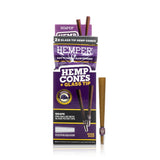 Hemper - Kingsize Hemp Cones with Coned  Glass Tips - Pack of 2