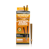 Hemper - Kingsize Hemp Cones with Coned  Glass Tips - Pack of 2