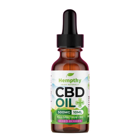 Hempthy - Mixed Berries CBD Oil 10ml - Full Spectrum Various Strengths