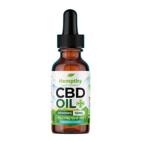 Hempthy - Peppermint CBD Oil 10ml - Full Spectrum Various Strengths
